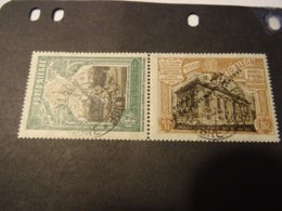 BRESIL  1°  FOIRE PHILATELIQUE 1932/ Surchargé 1933 Oblitéré Se Tenant - Franking Labels