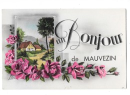 MAUVEZIN (32) Carte Fantaisie Bonjour De - Sonstige & Ohne Zuordnung