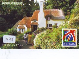 Télécarte Japon * ANGLETERRE * ENGLAND *  (449) GREAT BRITAIN RELATED * Phonecard Japan - Culture