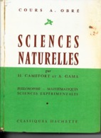 COURS A. OBRE : SCIENCES NATURELLES Classes De Philosophie, Mathématiques Et Sciences Expérimentales - 18 Años Y Más