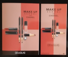 CHANEL Make Up Cosmetique LOT DE 2 CARTES - Modernes (à Partir De 1961)