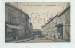 Soisy-sous-Montmorency (95) : La Rue De Montmorency Prise Au Niveau De Magasins Dont Boucherie En 1920 (animé) PF. - Soisy-sous-Montmorency