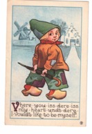 KISBEY, Saskatchewan, Canada, Dutch Child, 1913 Postcard - Autres & Non Classés