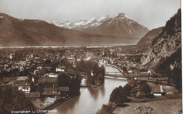 INTERLAKEN → Schöne Fotoaufnahme Mit Unterseen, Ca.1930 - Unterseen