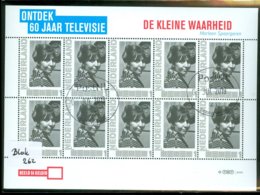 NEDERLAND * PERSOONLIJKE POSTZEGELS * ONTDEK 60 JAAR TELEVISIE * DE KLEINE WAARHEID *  BLOK * POSTFRIS GESTEMPELD (262) - Timbres Personnalisés