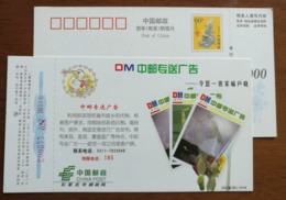 Former Soviet Union Pole Vault Athletes Sergey Bubka,CN 00 Hebei Post Delivery Mercantile Letters Pre-stamped Card - Salto