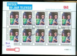 NEDERLAND * PERSOONLIJKE POSTZEGELS * Q&Q * ONTDEK 60 JAAR TELEVISIE * BLOK Van 10 * POSTFRIS GESTEMPELD (267) - Personalisierte Briefmarken