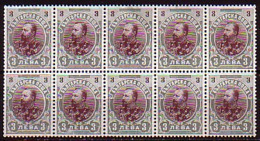 BULGARIA \ BULGARIE - 1901 - Ferdinande I Er  - 3 Lv (*) PF De 10 - No Gumm. - Unused Stamps