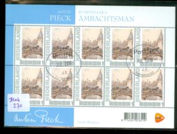 NEDERLAND * PERSOONLIJKE POSTZEGELS * ANTON PIECK  * BLOK VAN 10 * POSTFRIS GESTEMPELD (270) - Personalisierte Briefmarken