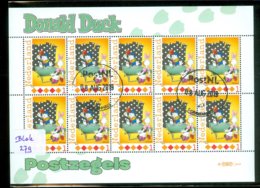 NEDERLAND * Persoonlijke Postzegels * DISNEY * DONALD DUCK * BLOK Of 10 Stamps  * POSTFRIS GESTEMPELD (279) - Personalisierte Briefmarken