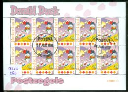 NEDERLAND * Persoonlijke Postzegels * DISNEY * DONALD DUCK * BLOK Of 10 Stamps  * POSTFRIS GESTEMPELD (280) - Personalisierte Briefmarken