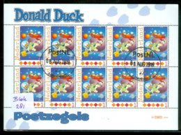 NEDERLAND * Persoonlijke Postzegels * DISNEY * DONALD DUCK * BLOK Of 10 Stamps  * POSTFRIS GESTEMPELD (281) - Personalisierte Briefmarken