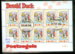 NEDERLAND * Persoonlijke Postzegels * DISNEY * DONALD DUCK * BLOK Of 10 Stamps  * POSTFRIS GESTEMPELD (285) - Francobolli Personalizzati