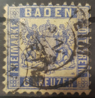 BADEN 1862 - Canceled - Mi 14 - 6k - Afgestempeld