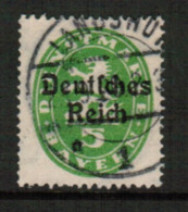 BAVARIA  Scott # O 52 VF USED (Stamp Scan # 541) - Officials