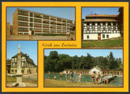 C8663 - TOP Zwönitz Freibad Schule - Bild Und Heimat Reichenbach - Zwönitz