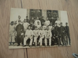 Carte Photo Militaire Militaria Groupe Cachet Albi Tarn 1900 Manoeuvres - Characters