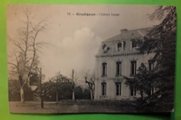 GRADIGNAN Gironde  - Château Lange , Ed Labat , TB - Gradignan