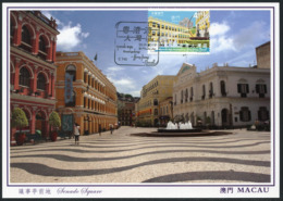 MACAU / MACAO (2019). Grande Baía Guangdong-Hong Kong-Macau - Maximum Card (Senado Square) - Cartoline Maximum