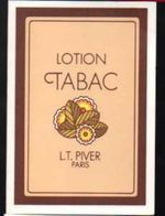Calendrier   Carte Parfumée  L T PIVER   LOTION TABAC  1984 - Vintage (until 1960)