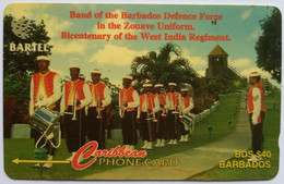 Barbados 88CBDA B$40 "Defense Force Band With No Slash C/n" - Barbados (Barbuda)