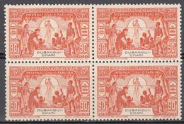 Oubangui Chari 86 ** En Bloc De 4 - Unused Stamps