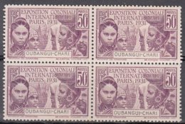Oubangui Chari 85 ** En Bloc De 4 - Unused Stamps