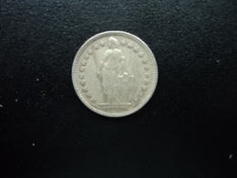 SUISSE : 1/2 FRANC   1942 B     KM 23     TTB - 1/2 Franc