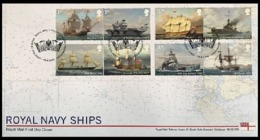 GROSSBRITANNIEN GRANDE BRETAGNE GB 2019 ROYAL NAVY SHIPS SET 8V. FDC SG 4264-71 MI 4442-49 YT 4855-62 - 2011-2020 Decimale Uitgaven