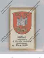 ENGLAND - STAFFORDSHIRE - STAFFORD, Stadtwappen, Abdullah Vignette / Cinderella - Andere & Zonder Classificatie