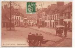 Pont Aven - Place Des Halles - Un Remouleur Ambulant  -   RARE  -   CPA ° - Pont Aven