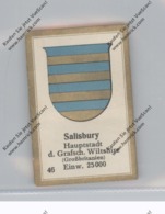 ENGLAND - WILTSHIRE - SALISBURY, Stadtwappen, Abdullah Vignette / Cinderella - Salisbury