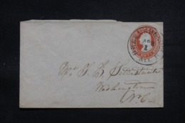 ETATS UNIS - Entier Postal Pour New York , Oblitération Plaisante - L 43183 - ...-1900