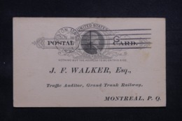 ETATS UNIS - Entier Postal Commercial De Boston Pour Montréal En 1891 - L 43185 - ...-1900