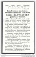 RECHT ..-- SAINT-VITH ..-- Frau Helene GENNES , épouse KARTHEUSER . 1892 . 1951 . - Sankt Vith