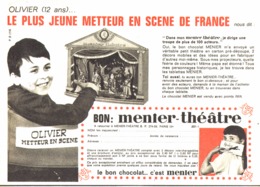 PUB THEATRE Du CHOCOLAT " MENIER "   1963 ( 1 ) - Chocolat