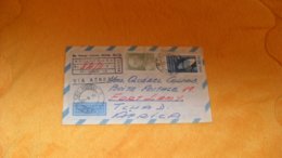 ENVELOPPE DE 1971....DR. GEORGE ANTONY MARTIN..RECOMMANDE N° 84/11 SAO ROQUE BRESIL POUR FORT LAMY CACHETS + 5 TIMBRES.. - Sonstige & Ohne Zuordnung