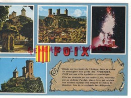 09 - FOIX -LE CHATEAU DIVERS ASPECTS DE LA VILLE     -    ARIEGE - Foix