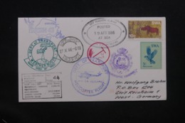 AFRIQUE DU SUD - Enveloppe Par Hélicoptère  En 1986 , Voir Cachets  - L 43264 - Lettres & Documents