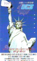 Telecarte Japon (934) Statue De La Liberte * New York USA * PHONECARD * STATUE OF LIBERTY * - Landschaften