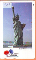 Telecarte Japon (935) Statue De La Liberte * New York USA * PHONECARD JAPAN * STATUE OF LIBERTY * - Landschaften