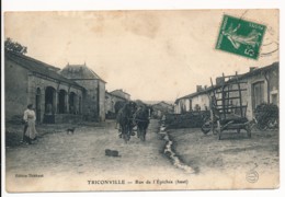 CPA 55 TRICONVILLE Rue De L'Epichée Animée - Other & Unclassified