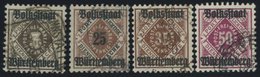 WÜRTTEMBERG 135,141-43 O, 1919, 3, 25 Und 50 Pf., 4 Prachtwerte, Gepr. Infla, Mi. 76.- - Other & Unclassified