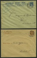 BERLIN 1899, 3 Verschiedene Gebrauchte Umschläge, Feinst - Posta Privata & Locale