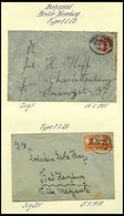 BAHNPOST Berlin-Hamburg (verschiedene Züge Und Typen) 1907-1938, 7 Belege Feinst - Macchine Per Obliterare (EMA)