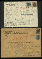 Dt. Reich 85,87,89,91II BRIEF, 1917, 2 Verschiedene Wertbriefe An Die Deutsche Lutherstiftung In Berlin, Pracht - Otros & Sin Clasificación