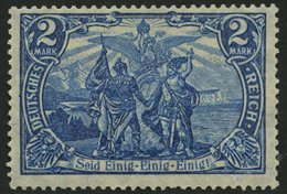 Dt. Reich 95AII **, 1916, 2 M. Kriegsdruck, Gezähnt A, Postfrisch, Herstellungsbedingte Gummiknitter, Pracht, Gepr. Jäsc - Sonstige & Ohne Zuordnung