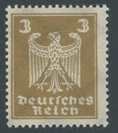 Dt. Reich 355Y **, 1924, 3 Pf. Reichsadler, Wz. Liegend, Postfrisch, Pracht, Mi. 400.- - Gebraucht