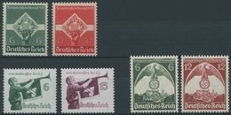 Dt. Reich 571/2,584-87x **, 1935, 3 Postfrische Prachtsätze, Mi. 100.- - Otros & Sin Clasificación