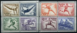 Dt. Reich 624-31 **, 1936, Olympische Spiele, 2 Herzstücke, Pracht, Mi. 80.- - Other & Unclassified